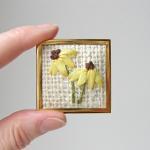 black eyed susans brooch 