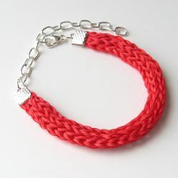 red silk bracelet